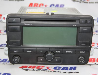 Radio CD cu navigatie Skoda Octavia 2 (1Z3) 2004-2013 1Z0035191A
