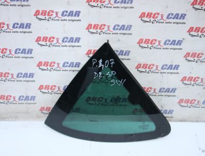 Geam fix dreapta spate langa luneta Peugeot 407 SW 2004-2010
