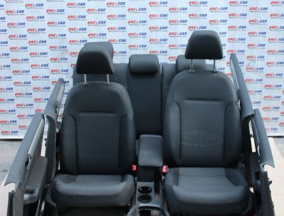 Interior textil negru cu incalzire VW Jetta (1B) 2011-2019