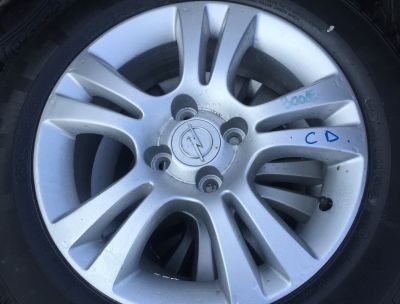 Jante cu anvelope Opel Corsa D