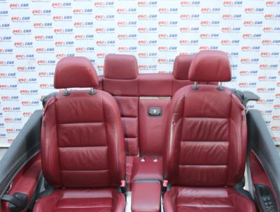 Interior visiniu din piele VW Eos (1F) 2006-2015