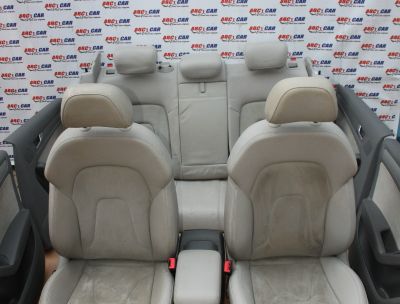 Interior piele + alcantara (culoare gri), electric fara memorie Audi A4 B8 8K 2008-2015 Avant
