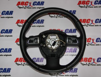 Volan piele cu padele si comenzi Audi Q5 8R 2008-2016 8R0419091G