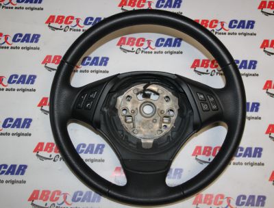 Volan din piele cu comenzi BMW Seria 5 E60/E61 2005-2010 3-375-E90-1