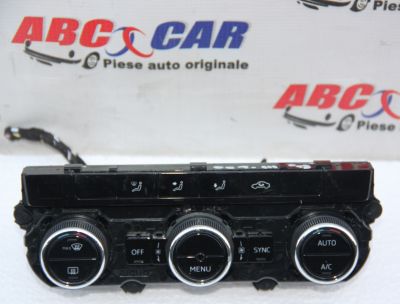 Panou climatronic Skoda Octavia 3 (5E3) facelift 2017-2019 5E0907044AP