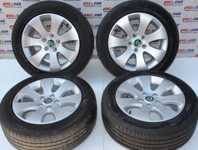 Set jante aliaj R16 Skoda Superb 2 (3T4) 2008-2014 3T0601025