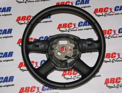 Volan piele cu padele si comenzi Audi A8 D3 4E 2003-2009  4F0419091D