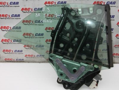 Geam dreapta spate cu macara si motoras Audi A3 8P cabrio 2005-2012