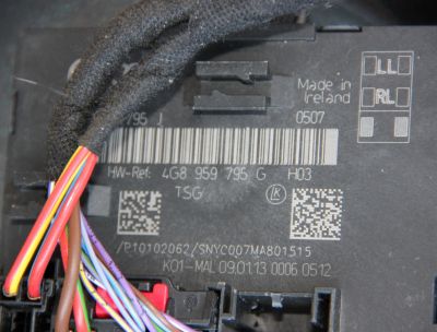 Modul usa stanga spate Audi A6 4G C7 model 2014