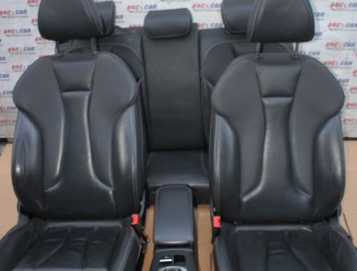 Interior din piele neagra S-line Audi A3 8V sedan 2013-2016