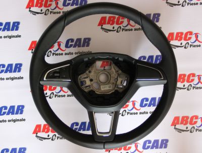 Volan piele cu comenzi Skoda Octavia 3 (5E3) 2013-2019 5J0419091R
