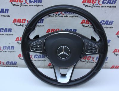 Volan din piele cu comenzi si padele Mercedes B-Class W246 A0014609503