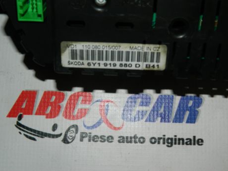 Ceasuri de bord Skoda Fabia 1 (6Y) 2000-2007 1.9 TDI 6Y1919880D