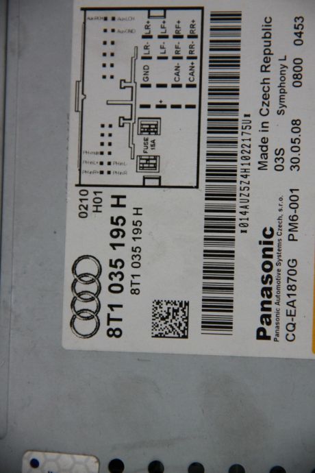 Radio CD Audi A4 B8 8K 2008-2015 8T1035195H