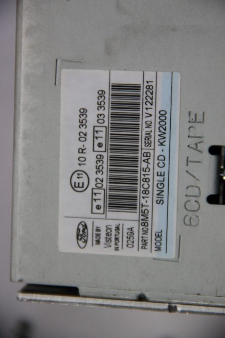 Radio CD Ford Focus 2 2005-2011 8M5T-18C815-AB