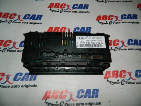 Panou comanda clima Audi A4 B6 8E 2000-2005 Cod: 8E0820043G