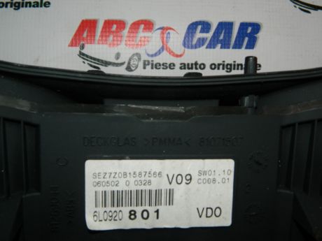 Ceasuri de bord Seat Ibiza 4 (6L1) 2002-2009 1.2 Benzina 12v 6L0920801
