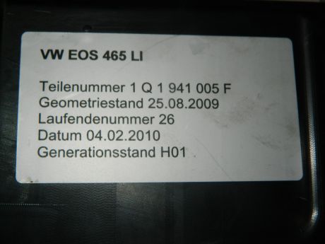 Far stanga VW Eos (1F) Facelift 2012-2016 1Q1941005F