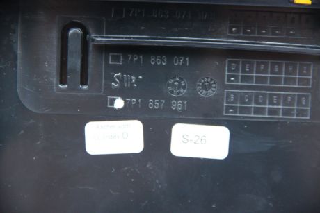 Scrumiera VW Touareg (7P) 2010-2018 7P1863071