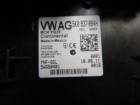 Modul confort Skoda Superb 2 (3T4) 2008-2015 5K0937084H