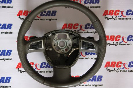 Volan piele cu padele si comenzi Audi Q5 8R 2008-2016 8R0419091G