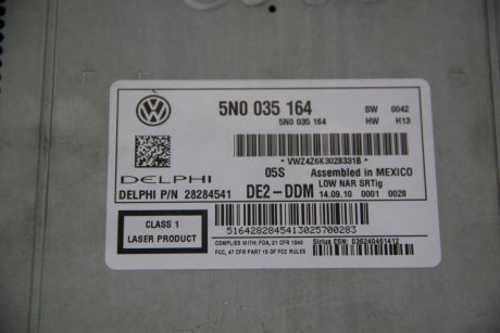 Radio CD VW Tiguan (5N) 2007-2016 5N0035164