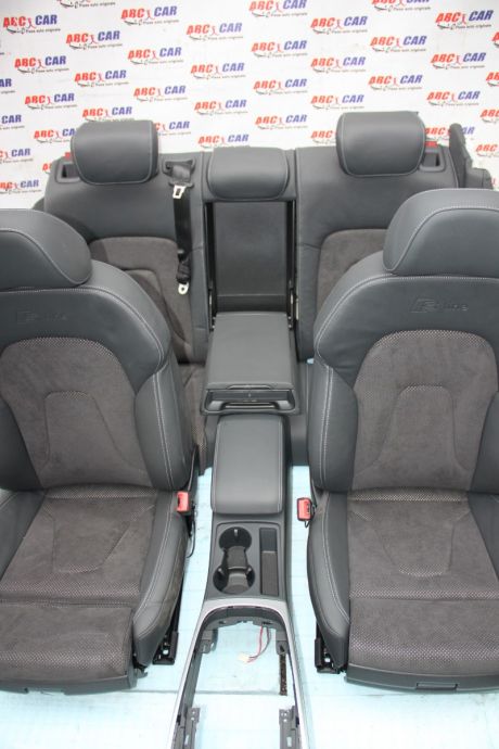 Interior din piele si alcantara S-line Audi A4 B8 8K limuzina 2008-2015