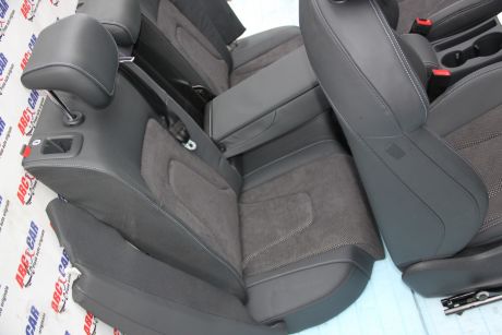 Interior din piele si alcantara S-line Audi A4 B8 8K limuzina 2008-2015