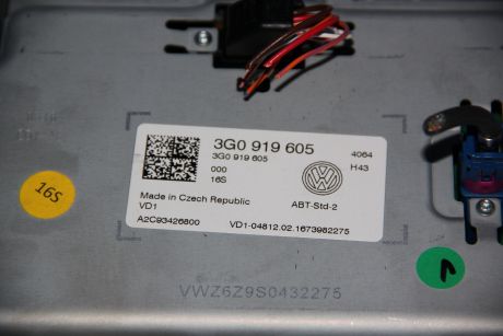 Display multimedia VW Golf 7 2014-2020 3G0919605