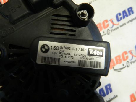 Alternator Valeo BMW Seria I 2.0 TDI 2006 14V 90/150 Amperi COD: 7802471AI02
