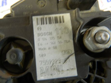 Alternator Bosch Mini Cooper 1 2001-2006 1.6 B 50/110 Amp 755922301