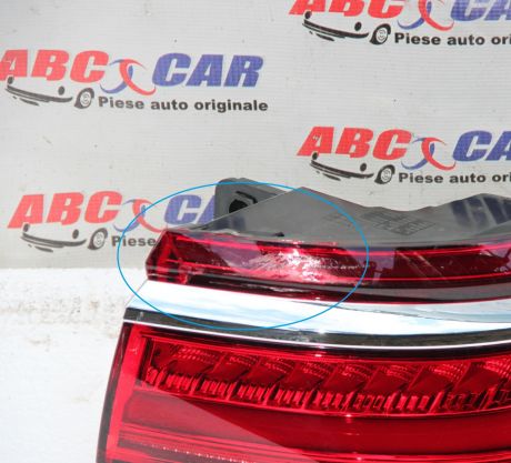 Stop LED dreapta caroserie Audi A8 4N (D5) 2017-prezent 4N0945092B (cu defect)