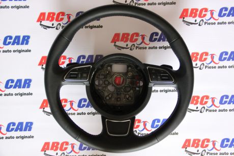 Volan piele, comenzi si padele Audi A4 B8 8K facelift 2008-2015 4G0419091S