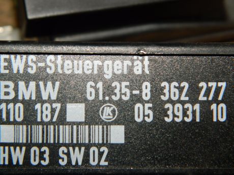 Modul EWS BMW Seria 7 E38 1994-2001 6135-8362 277