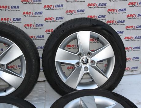 Set jante aliaj R16 Skoda Octavia 3 (5E3) 2013-2019 5E0601025H