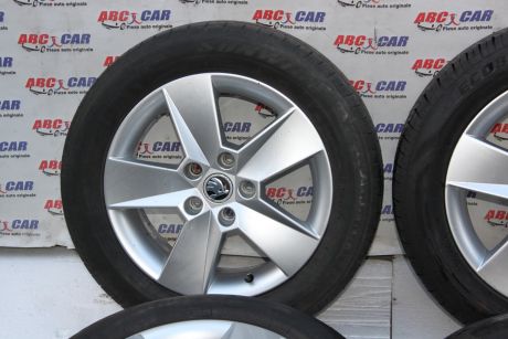 Set jante aliaj R16 Skoda Octavia 3 (5E3) 2013-2019 5E0601025H