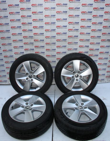 Set jante aliaj R16 Skoda Octavia 3 (5E3) 2013-2019 5E0601025H