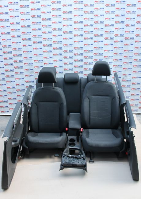 Interior textil negru cu incalzire VW Jetta (1B) 2011-2019