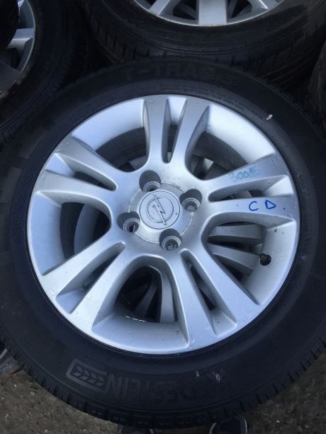 Jante cu anvelope Opel Corsa D