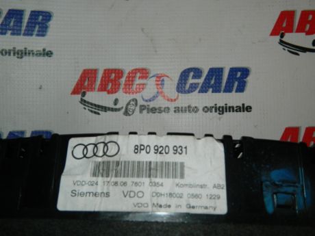 Ceasuri de bord Audi A3 8P 2003-2012 8P0920931