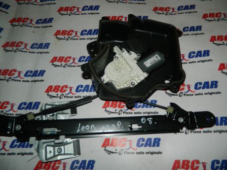 Motoras cu macara usa dreapta spate Seat Leon 1P1 2006-2012 Cod: 1K0959704N