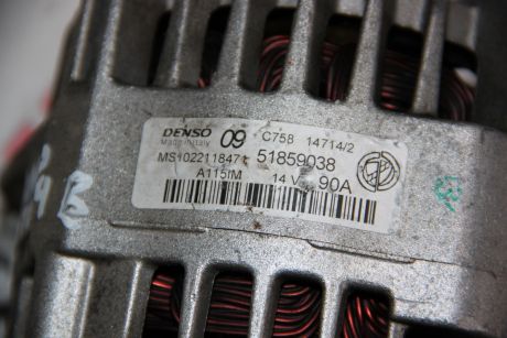 Alternator Alfa Romeo Mito 1.4 benzina 14V 90A 2008-2018 MS1022118471
