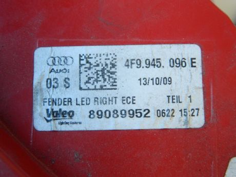Stop Led dreapta caroserie Audi A6 4F C6 2010 facelift 4F9945096E