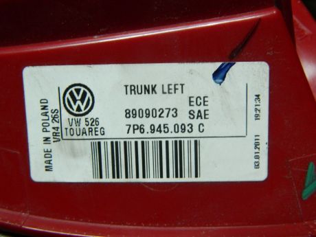 Stop stanga haion VW Touareg (7P) 2010-2018 Cod: 7P6945093C