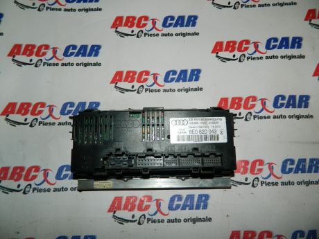 Panou comanda clima Audi A4 B6 8E 2000-2005 Cod: 8E0820043