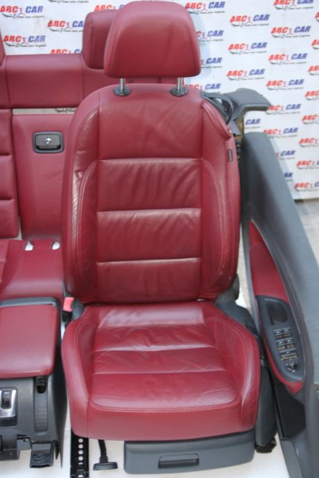Interior visiniu din piele VW Eos (1F) 2006-2015