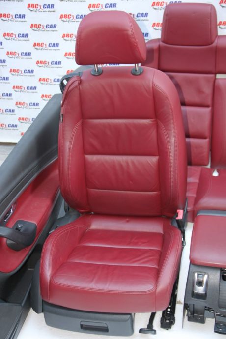 Interior visiniu din piele VW Eos (1F) 2006-2015