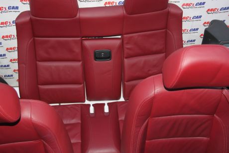 Interior visiniu din piele VW Eos (1F) 2006-2015