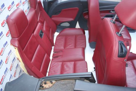 Interior visiniu din piele VW Eos (1F) 2006-2015