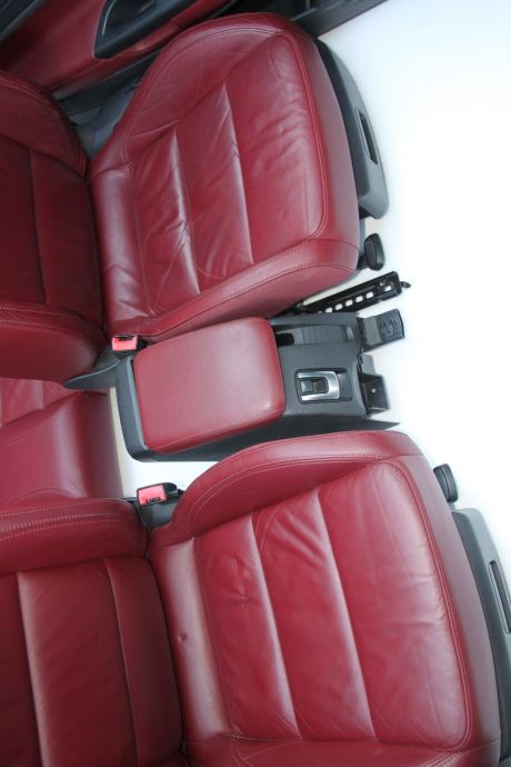 Interior visiniu din piele VW Eos (1F) 2006-2015